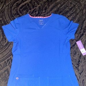 Heart soul scrub top